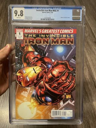 The Invincible Iron Man 1 Cgc 9.  8 Marvel’s Greatest Comics Variant