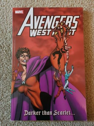 Avengers West Coast: Darker Than Scarlet (wandavision) By Byrne Tpb 51 - 57,  60 - 62