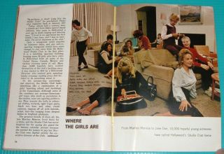 1964 Tv Guide Article Hollywood Studio Club Home Ann Alford Teri Hope Sally Cole