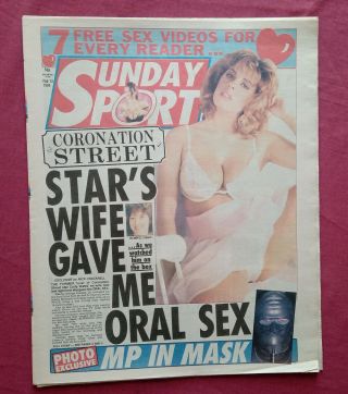 Sunday Sport 13 February 1994 Vintage Newspaper