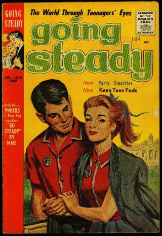 Going Steady Vol.  3 6 1960 - Headline - Vg - Comic Book