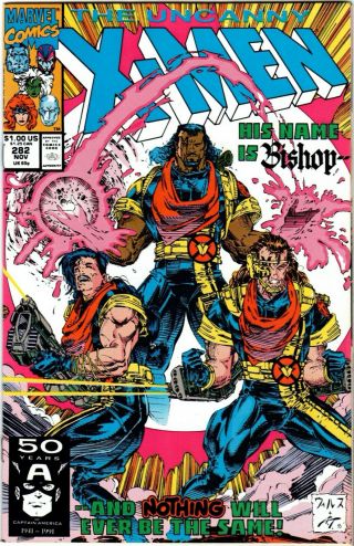 Uncanny X - Men 282 (1991,  Marvel) 1st Brief Appearance Bishop;
