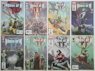 House Of M (2005) 1 - 8 Full Series,  Sketchbook - Wandavision Show Tie In