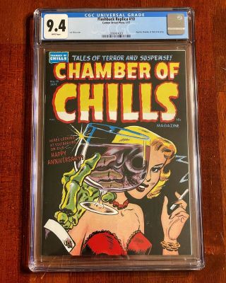 Chamber Of Chills 19 Cgc 9.  4 Reprint Golden Age Horror Grail Pch Misfits