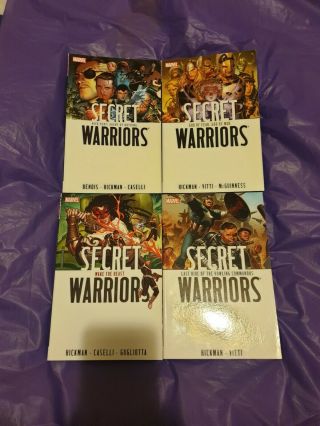 Secret Warriors Collected Editions 1 - 4,  Pb,  Marvel,  Vgc