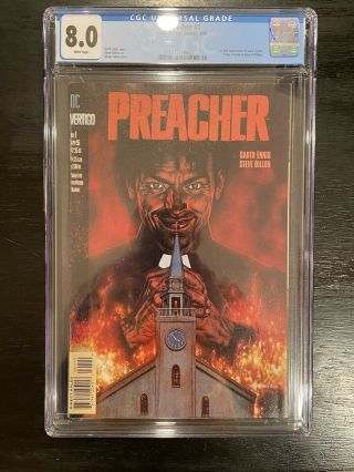 Preacher 1 Cgc Graded 8.  0