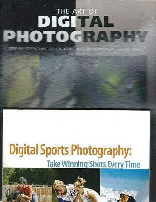 2 Books On Digital Photography: Sports Winning Shots & The Art: A Step Guide Ang