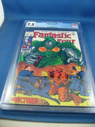 Fantastic Four 86 Cgc 7.  5 Dr Doom 1969
