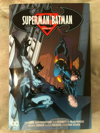 Superman/batman Omnibus Vol.  1 By Ed Mcguiness And Jeph Loeb (2020,  Hardcover)