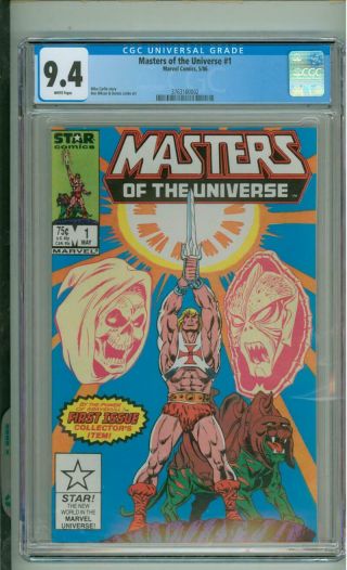 Masters Of The Universe 1 9.  4 Cgc 1st Issue 1986