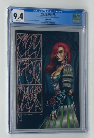 Cry For Dawn 8 Cfd Publications 1992 Cgc 9.  4 Limited Edition