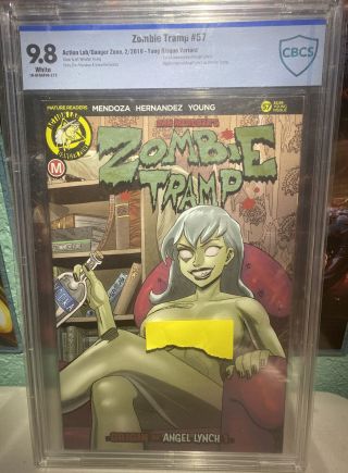 Zombie Tramp 57 Cbcs 9.  8 Variant Cover 1st Full App Angel Lynch Origins