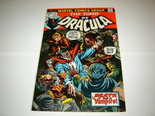 The Tomb Of Dracula 13 Vf Marvel 1973 Bronze Age Origin Of Blade