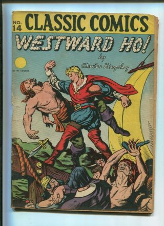 Classic Comics 14 (3.  5) Westward Ho Hrn15