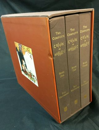 The Complete Calvin And Hobbes 3 Volume Hardcover Set With Slipcase