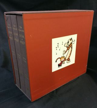 THE COMPLETE CALVIN AND HOBBES 3 VOLUME HARDCOVER SET WITH SLIPCASE 3