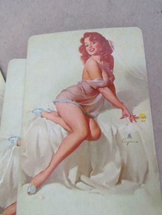 Vintage Pin Up Girls Playing Cards Artest Gil Elvgren Set Of 15