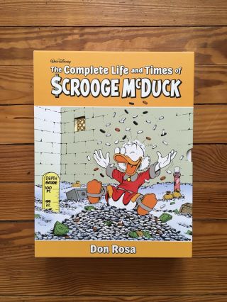 Complete Life & Times Of Scrooge Mcduck Vol 1 And 2 Hardcover Don Rosa Library
