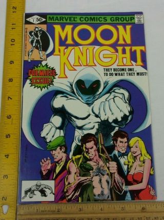 Moon Knight 1 Comic Book 1980 Nm Moench