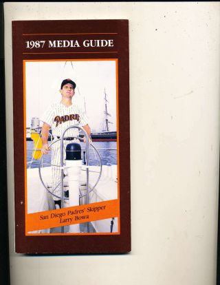 1987 San Diego Padres Media Press Guide Bbmg5 Id: 55836