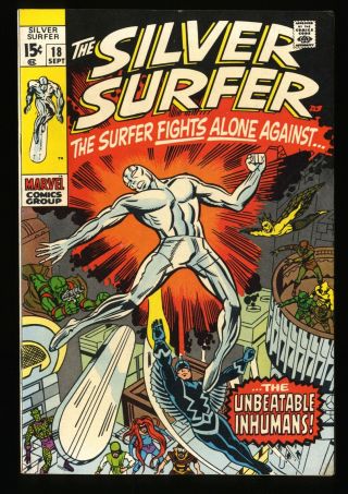 Silver Surfer 18 Fn/vf 7.  0 Marvel Comics