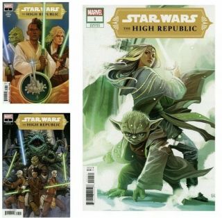 Star Wars High Republic 1 Set Of All 3 Covers Including Hans Variant Nm Unread