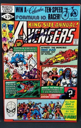 Marvel Avengers Annual 10 1st Rogue X - Men Singed Michael Golden Chris Claremont