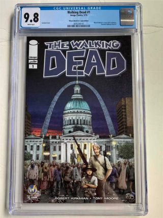 9.  8 Cgc The Walking Dead 1 Wizard World St.  Louis 2015 Exclusive Edition