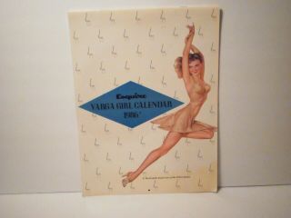 1986 Esquire Reissue Of 1946 Varga Pinup Girl 12 Month Calendar