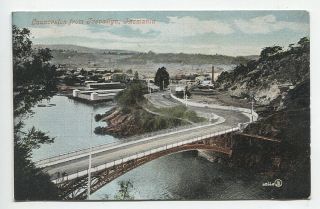 Tasmania C.  1910: Card By Valentine W/view Launceston From Trevallyn (c137)