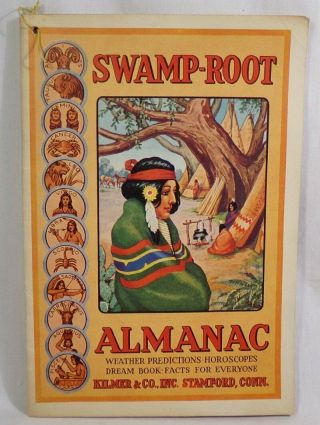 1943 Swamp - Root Almanac Dream Book Kilmer & Co Stamford,  Conn