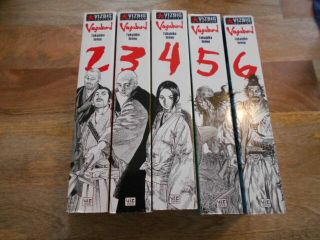 Vagabond 2,  3,  4,  5,  6 By Takehiko Inoue.  Vizbig Editions