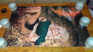 Vintage 1978 Dolly Parton In Hayloft " Signed " 34 X 22 Poster Star City