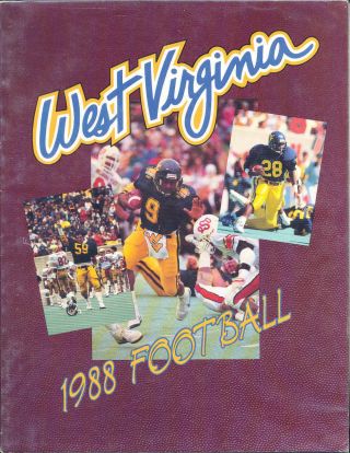 1988 West Virginia Football Media Guide Cfbmg42