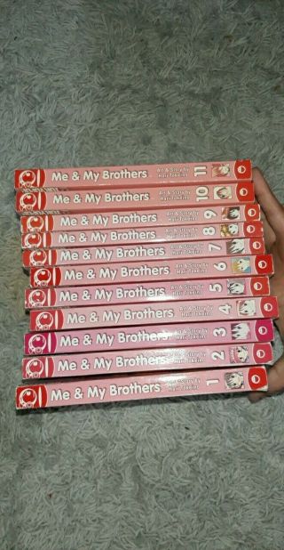 Me And My Brothers Vol.  1 - 11 Complete Series English (paperback) Hari Tokeino