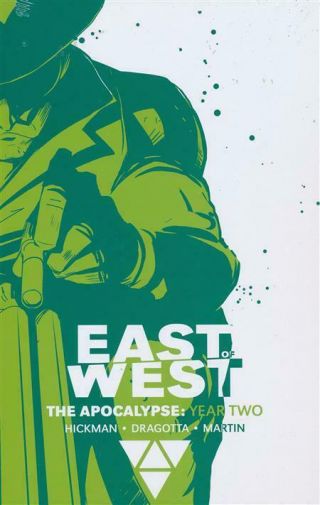 East Of West Year Two 2 Oop Dcbs Variant W/ Green Spine Hardcover Rare