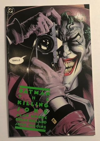 Batman The Killing Joke 1st Printing Dc Comics 1988