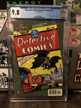 Detective Comics 27 Millennium Edition Reprint Cgc 9.  8