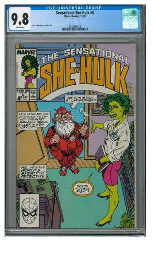 Sensational She - Hulk 8 (1989) John Byrne Gga Cgc 9.  8 Ff289