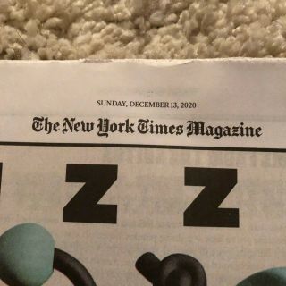 The York Times Special Section - Puzzle Mania - December 13 2020