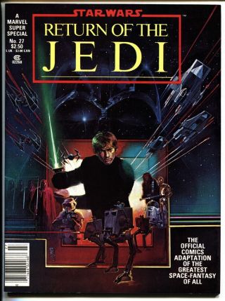 Marvel Special 27 Vf/nm 1983 - Star Wars Return Of The Jedi