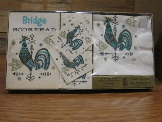 Vintage Collectible Bridge Card Game Set