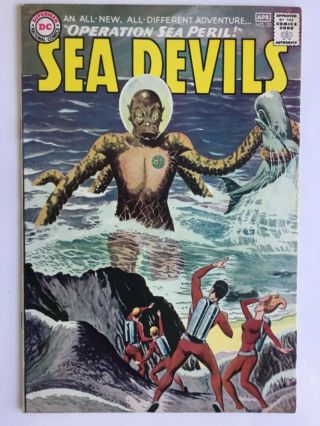 Sea Devils 22 Dc Comics (march 1965) Vf/nm 9.  0 Hi Grade