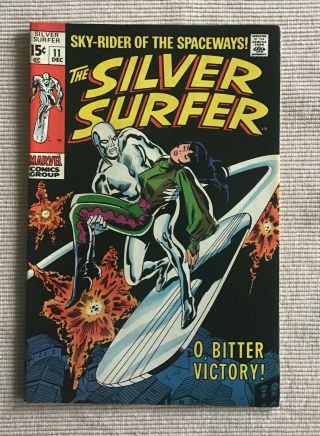 Hot 1969 The Silver Surfer 11 Vf - 7.  5 Lee Buscema Atkins Shalla Bal