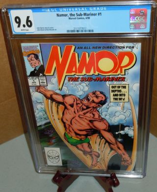 Prince Namor,  The Sub - Mariner 1 Cgc 9.  6 White Pages (1990) Marvel Comics