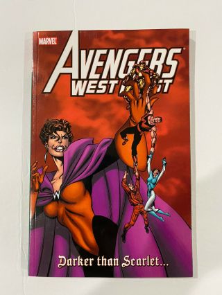 Avengers West Coast - Darker Than Scarlet - Graphic Novel Tpb - Marvel