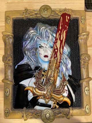 Brian Pulido Lady Death Porcelain Plaque/wall Relief 329 Of 3000 Moore Creations