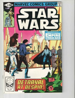 Star Wars 43 (jan 1981,  Marvel) Bronze,  1st Of Lando,  2nd Of Boba Fett
