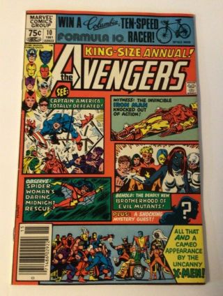 King - Size Avengers Annual 10 First Appearance Of Rogue Madelyn Pryor Key Issue