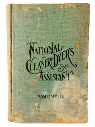Antique Book 1914 National Cleaner & Dyer 